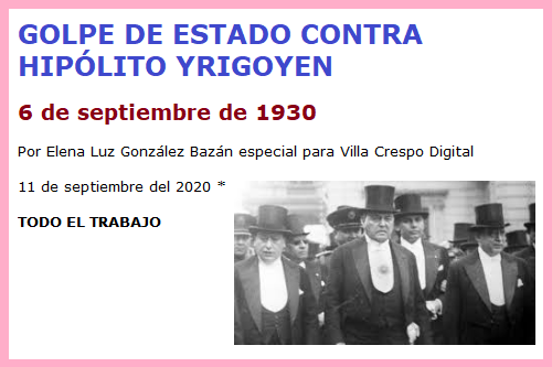 GOLPE DEL 6 DE SEPTIEMBRE